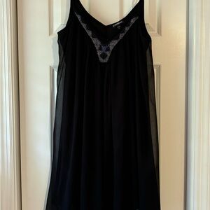 Express Black Dress with Beaded Neckline - Size small EUC